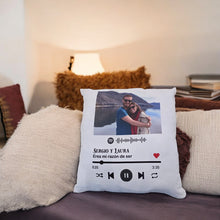 Cargar imagen en el visor de la galería, Cojín Personalizado con Foto Spotify
