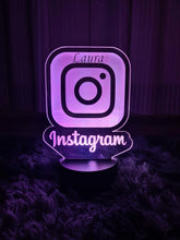 Cargar imagen en el visor de la galería, Lámpara Instagram Personalizada - Imagina Y Compra
