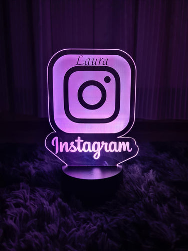 Lámpara Instagram Personalizada - Imagina Y Compra