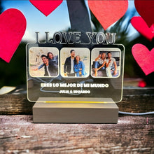 Cargar imagen en el visor de la galería, Lámpara I Love You Personalizada - Imagina Y Compra
