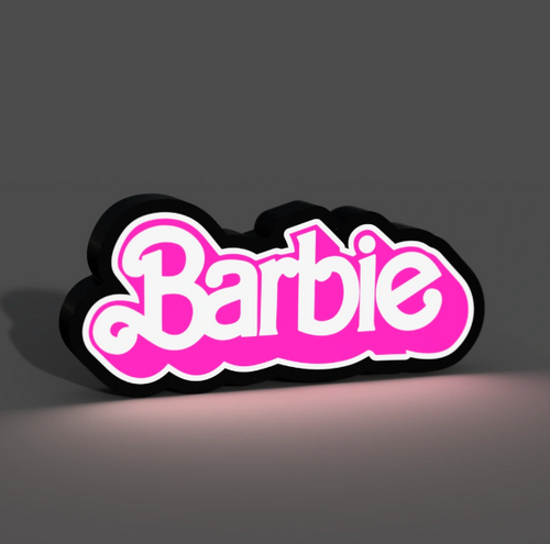Lámpara Infantil Barbie 3D - Imagina Y Compra