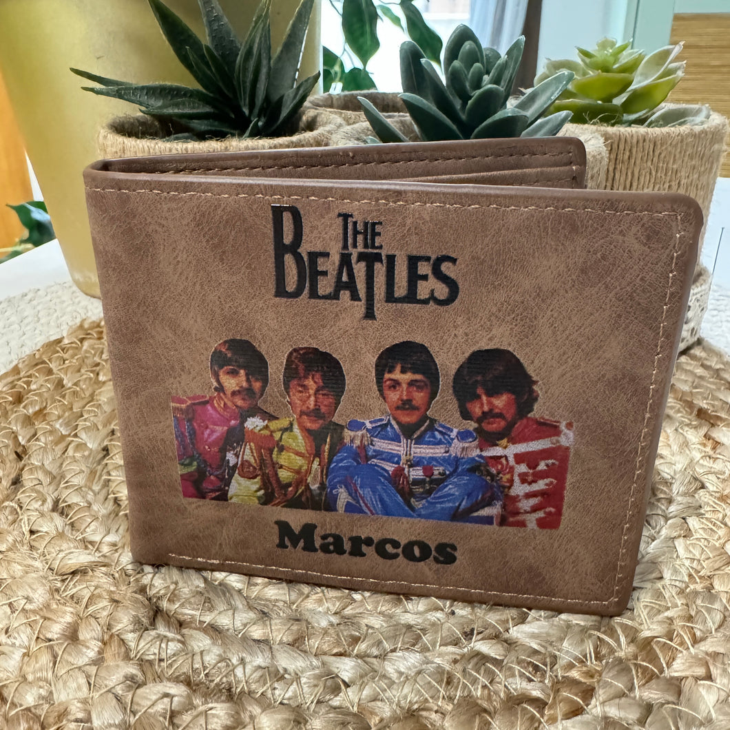 Personalized The Beatles Wallet 