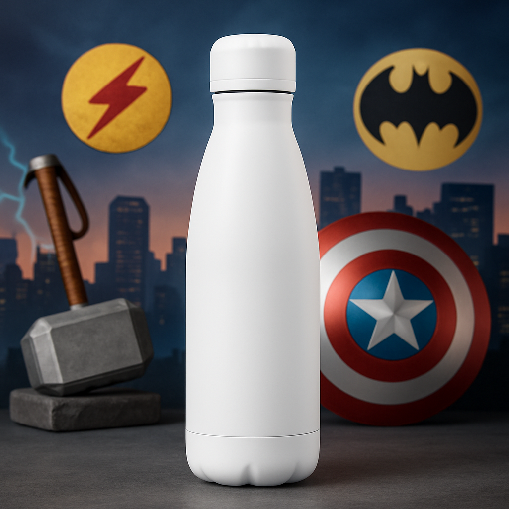 Botella Superhéroes Personalizada