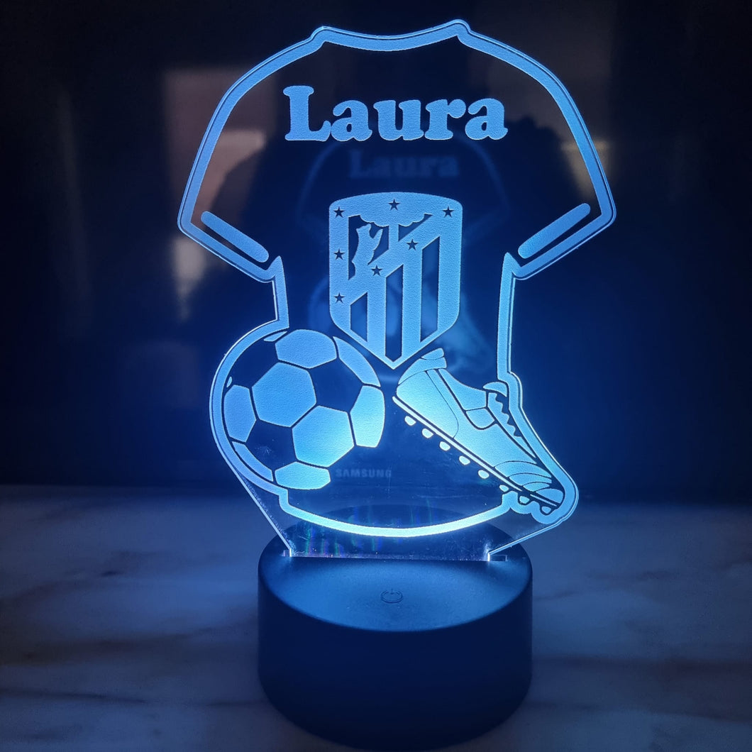 Lámpara Camiseta Fútbol II Personalizada - Imagina Y Compra