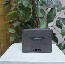 Cargar imagen en el visor de la galería, Cartera Negra Personalizada de Coches Superdeportivos
