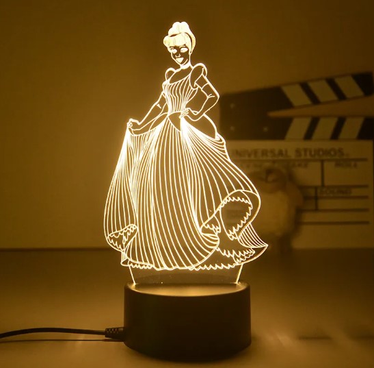 Lámpara Disney Personalizada - Imagina Y Compra