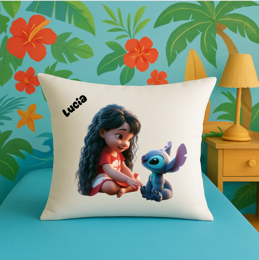 Cojín Lilo y Stitch Personalizado