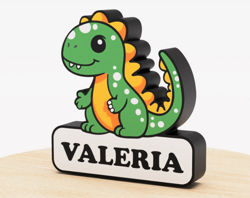 Lámpara Infantil Dinosaur 3D Personalizada - Imagina Y Compra