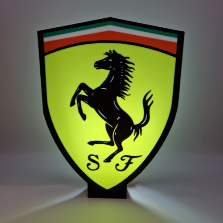 Ferrari 3D LED Lamp 