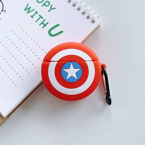 fundas airpods capitan america