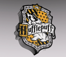 Carregar imagem no visualizador da galeria, Lámpara Infantil Hufflepuff 3D Personalizada - Imagina Y Compra
