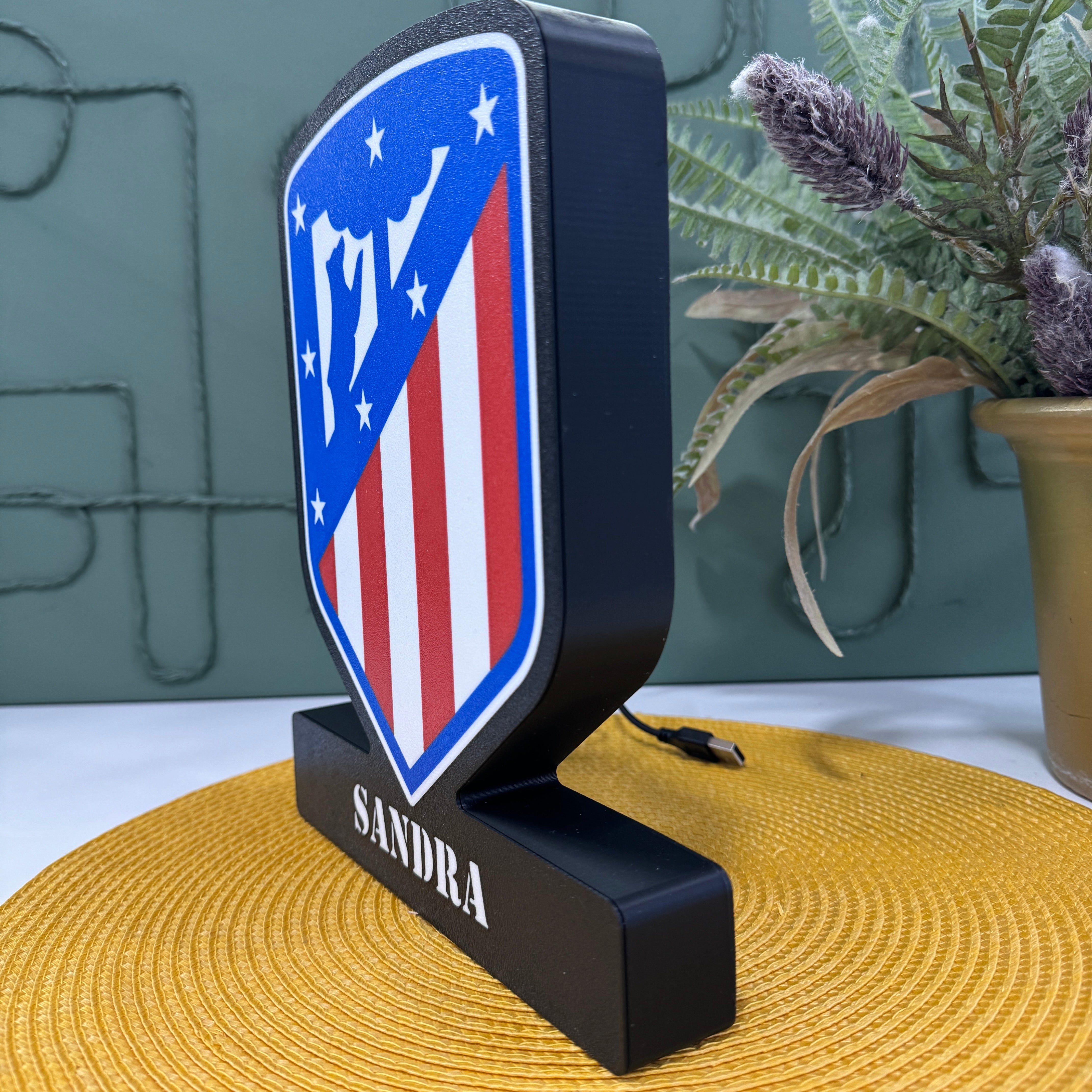 Lámpara Fútbol 3D Personalizada - Imagina Y Compra