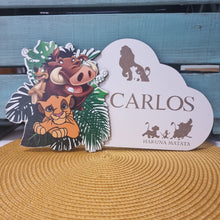 Cargar imagen en el visor de la galería, Letrero Rey León Personalizado en madera - Imagina Y Compra
