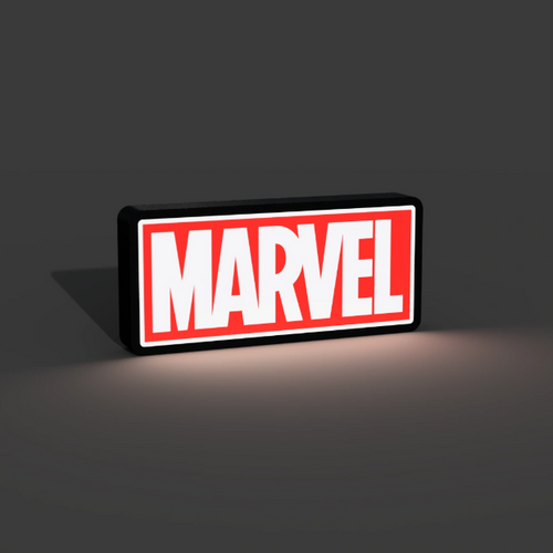 Lámpara Infantil Marvel 3D Personalizada - Imagina Y Compra