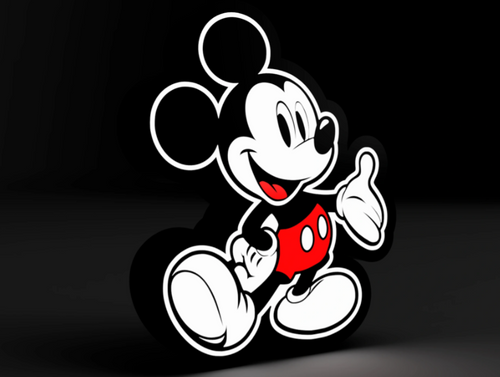 Lámpara Infantil Mickey 3D Personalizada - Imagina Y Compra