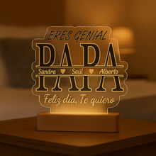 Load image into Gallery viewer, Lámpara Papá Eres Genial - Imagina Y Compra

