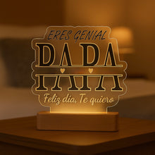 Load image into Gallery viewer, Lámpara Papá Eres Genial - Imagina Y Compra

