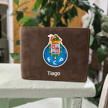 Carregar imagem no visualizador da galeria, Carteira de futebol personalizada marrom colorida 
