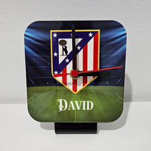 Load image into Gallery viewer, Reloj de mesa personalizado de fútbol
