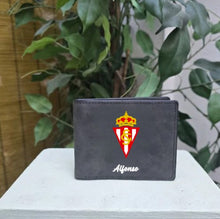 Carregar imagem no visualizador da galeria, Carteira Preta Personalizada de Futebol Primeira Liga 
