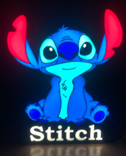 Load image into Gallery viewer, Lámpara Infantil Stitch 3D Personalizada - Imagina Y Compra
