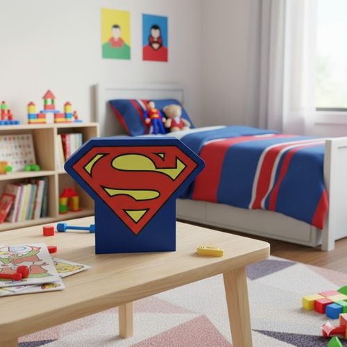 Lámpara Infantil Superman 3D - Imagina Y Compra