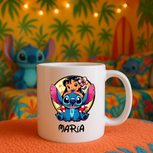 Load image into Gallery viewer, Taza Lilo y Stitch Personalizada
