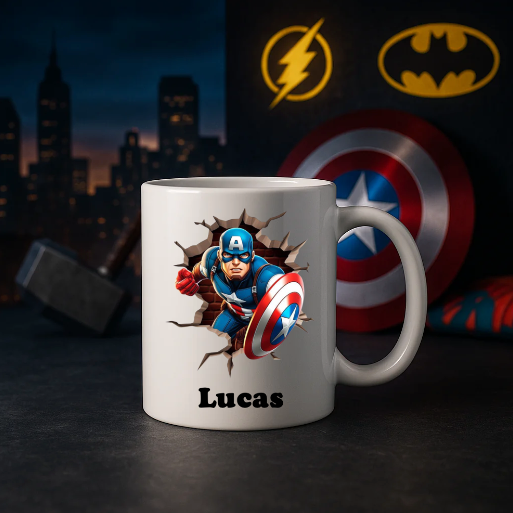 Taza Superhéroes Personalizado