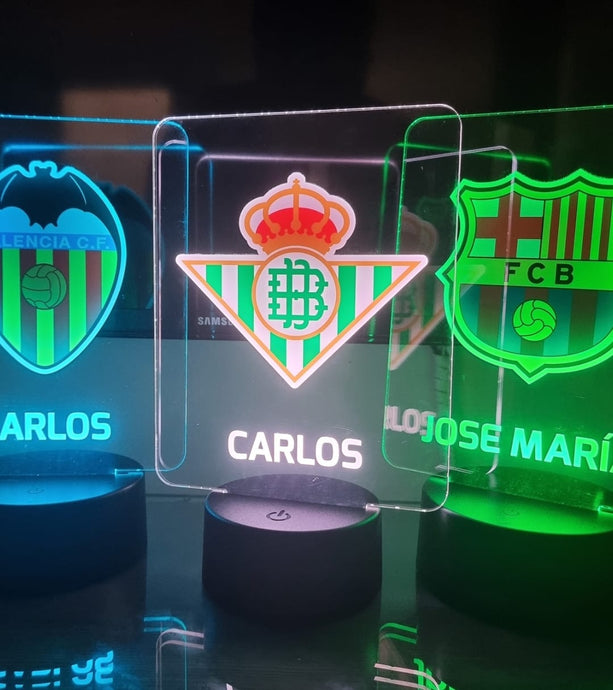 Lámpara Fútbol Personalizada UVI - Imagina Y Compra